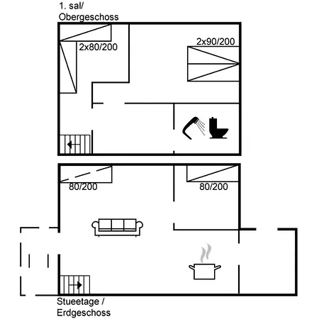 Apartment Ennike - 2-3km From The Sea By Interhome Sonderby (Romo)